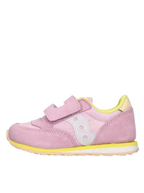 Sneakers modello BABY JAZZ in camoscio e tessuto SAUCONY | BABY JAZZ HL BROSA-BIANCO-GIALLO